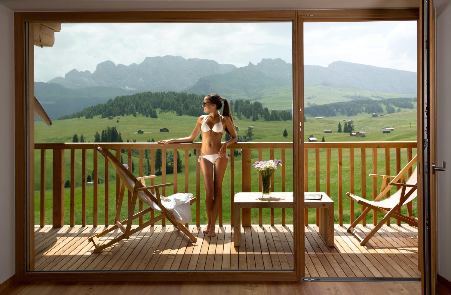 Sporthotel Sonne Alpe Di Siusi Esterno foto
