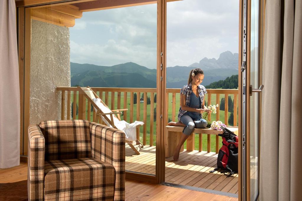 Sporthotel Sonne Alpe Di Siusi Esterno foto